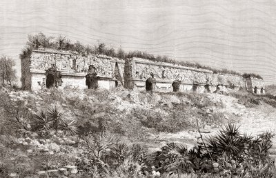 El Palacio del Gobernador, Uxmal, México de Spanish School
